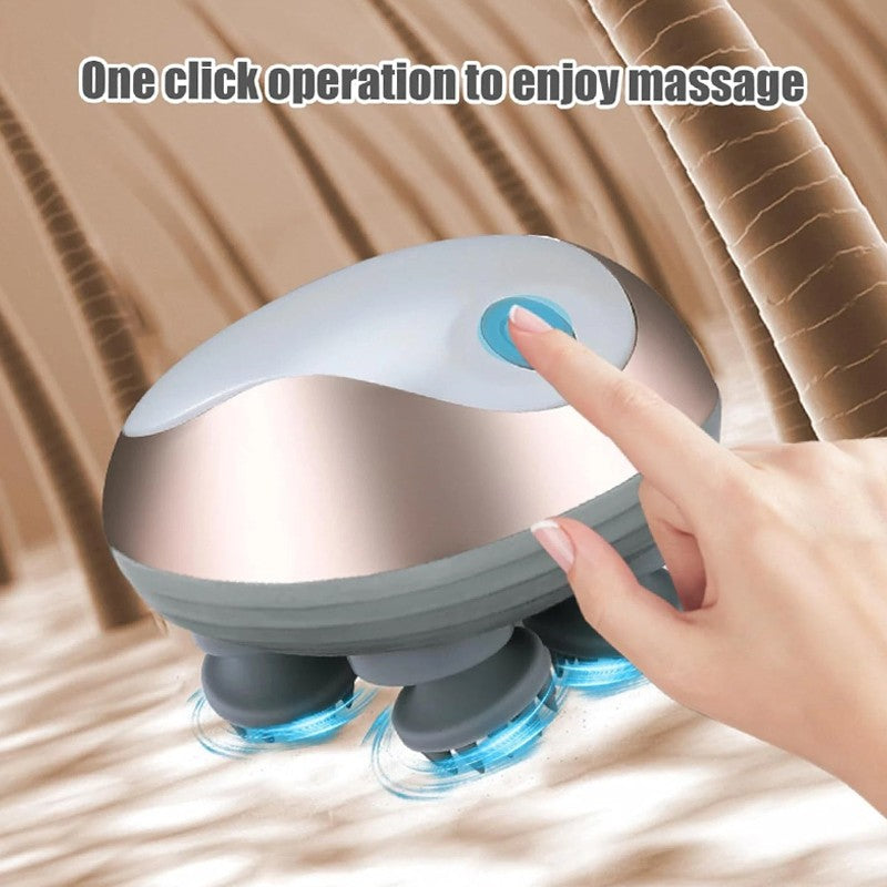 Electric Scalp Massager Head Massager Waterproof Massager 3 Kneading