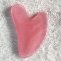 Gua Sha de cuarzo rosa